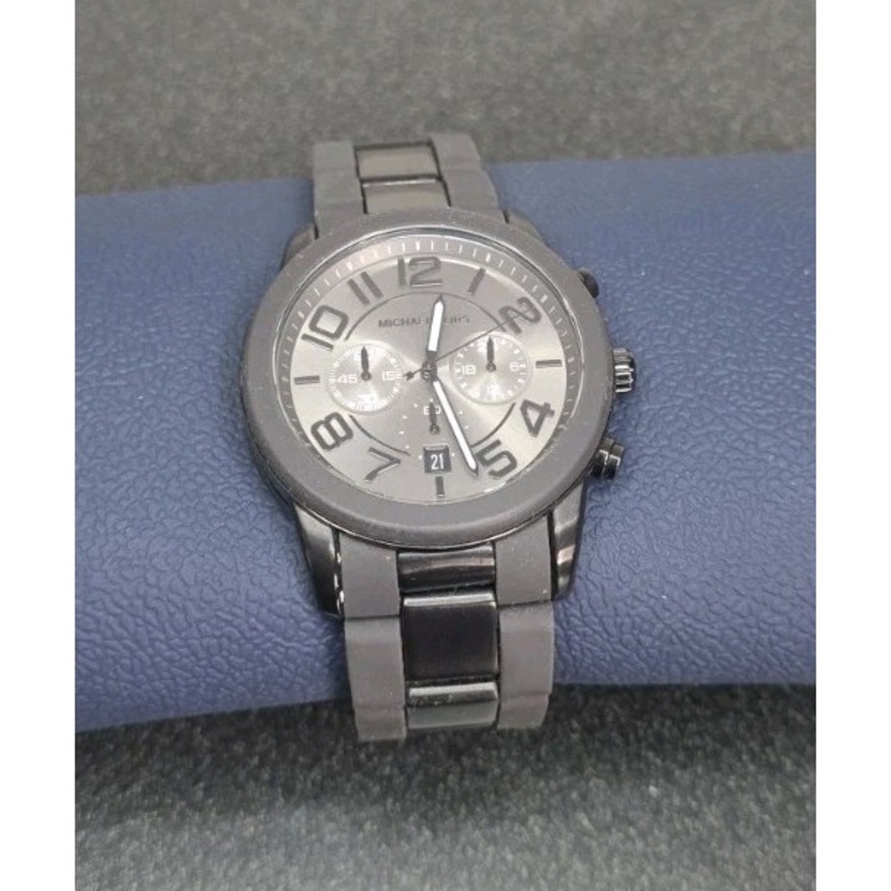 Michael Kors MK8182 Men's Watch Stainless Steel Matte Black Gray